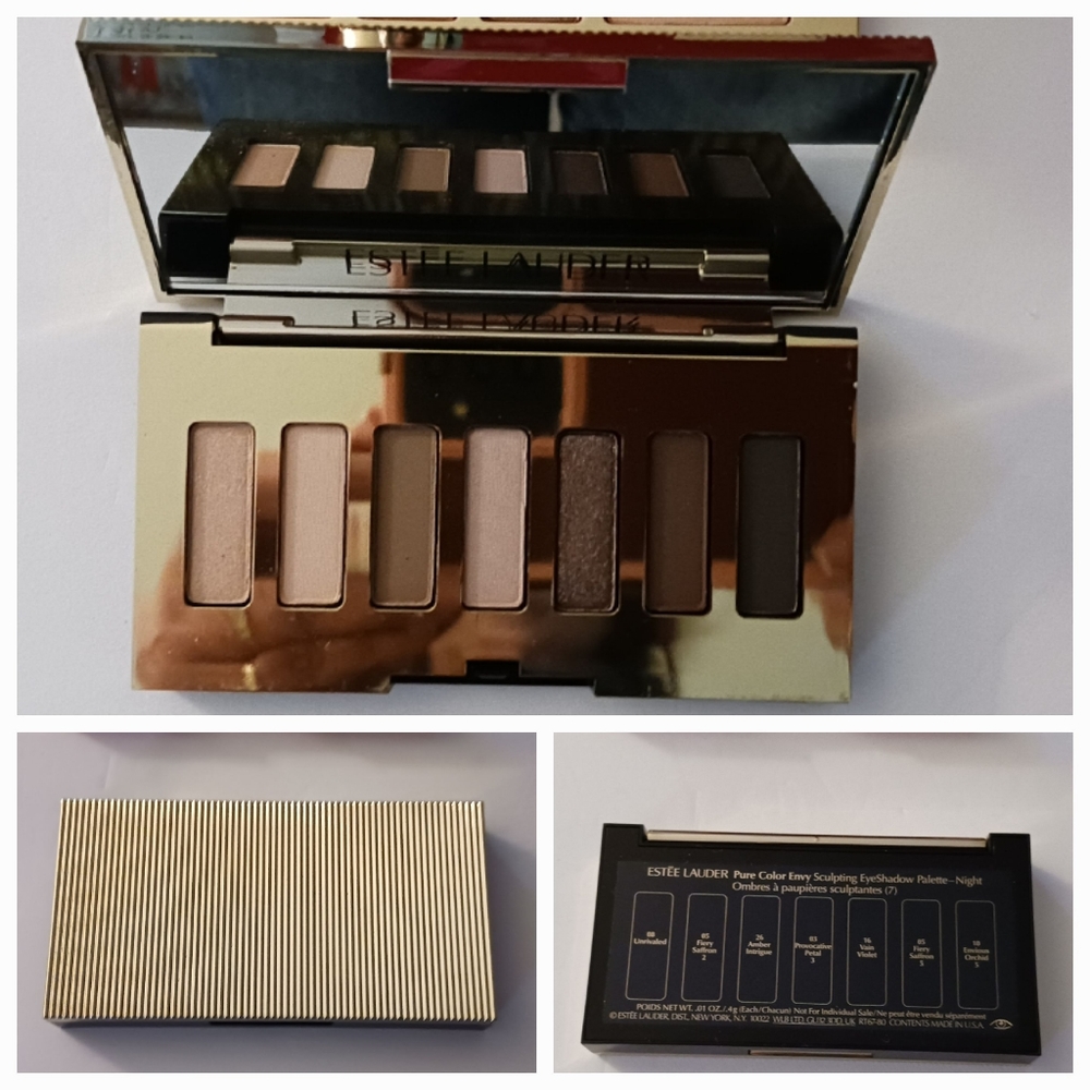 Estee Lauder Pure Color Envy Sculpting  Eyeshadow Palette - Night - New